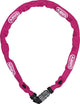 Abus Kettenschloss1200 Web L 60 cm D 4 mm korallenrot