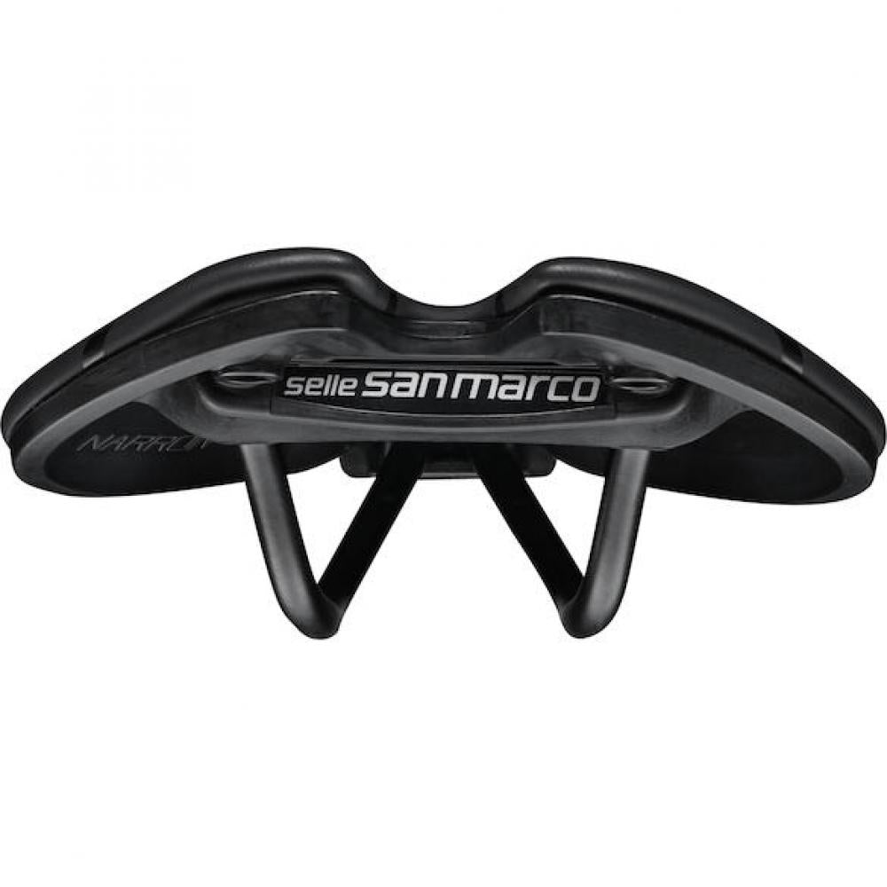 Selle San Marco Sattel Aspide Short Sport 139 x 250 mm Schwarz - kurzer Rennradsattel mit Komfortöffnung