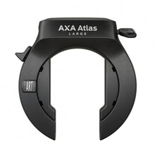 Axa Atlas L Rahmenschloss 72,5 mm Schwarz (Schlüssel nicht abziehbar) - Hochsicheres Fahrradschloss mit Sicherheitsstufe 14