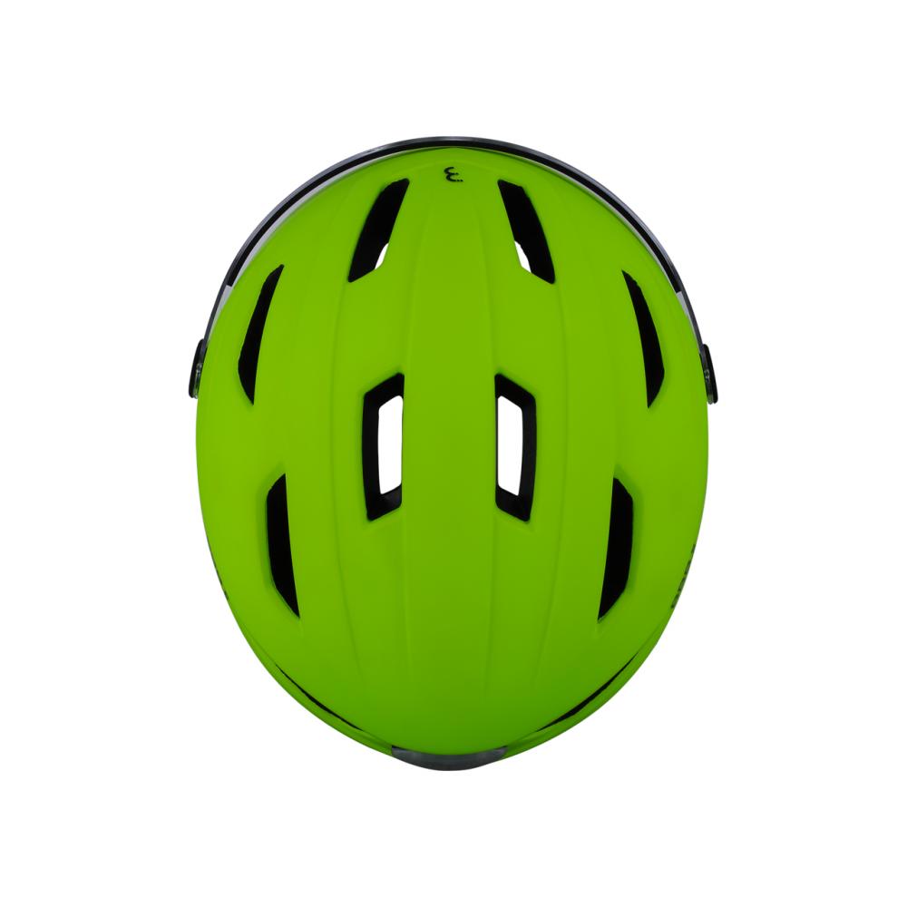 BBB Cycling Helm Move Faceshield L neon - sicherer E-Bike- & City-Helm mit Visier