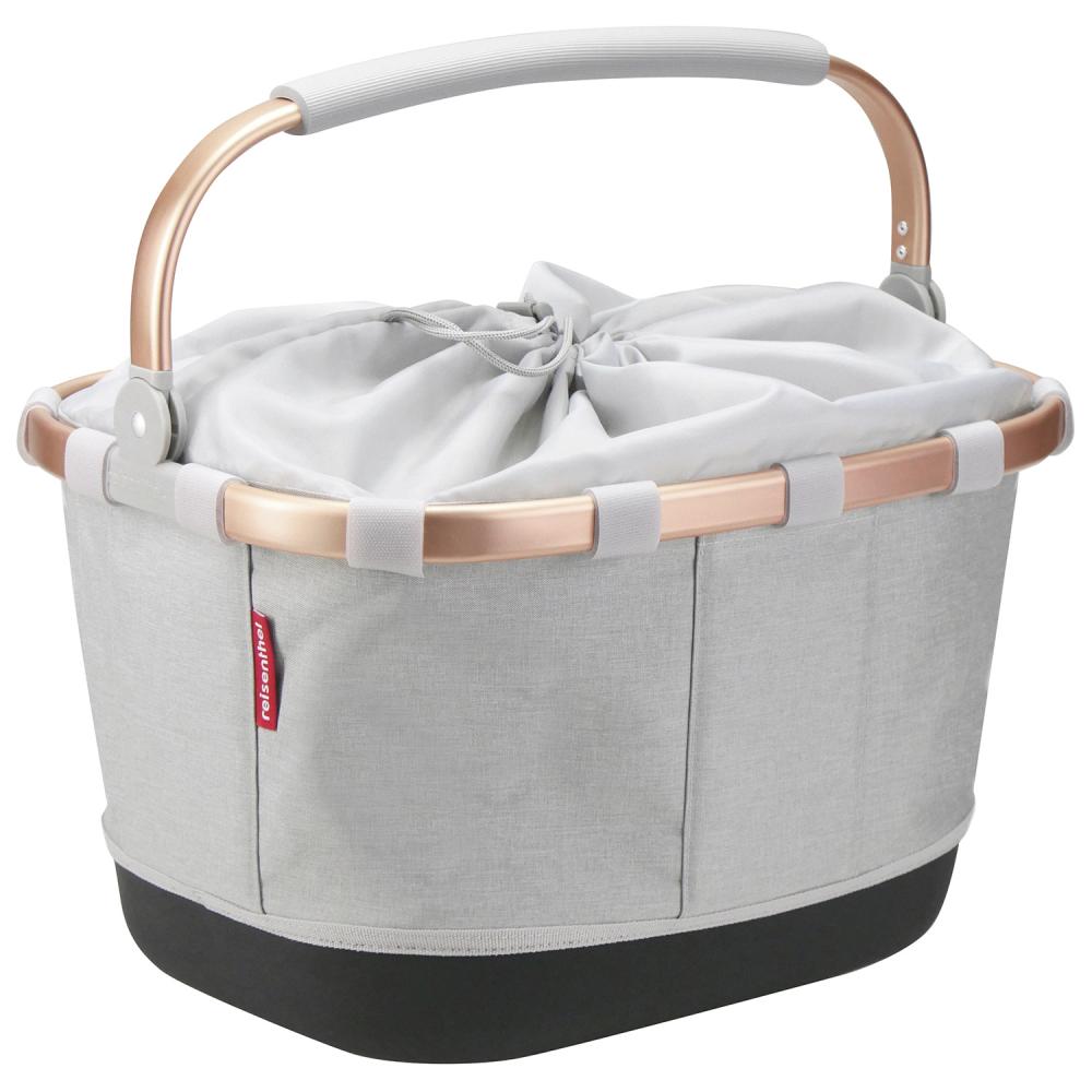 KLICKfix Carrybag GT Fahrradkorb UniKlip Twist Sky Rose  42x28x33 cm, 24L, abnehmbar