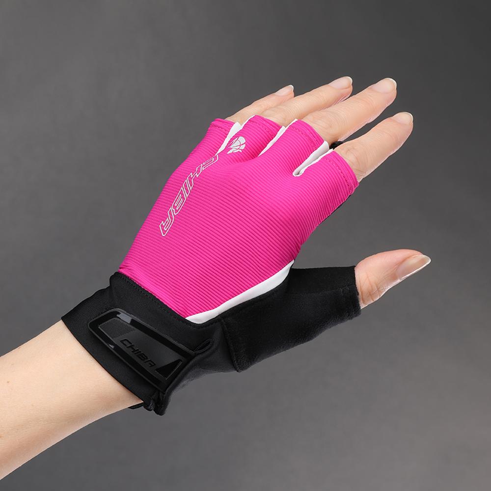 CHIBA Lady Superlight - Damen Fahrradhandschuhe, pink, Größe L