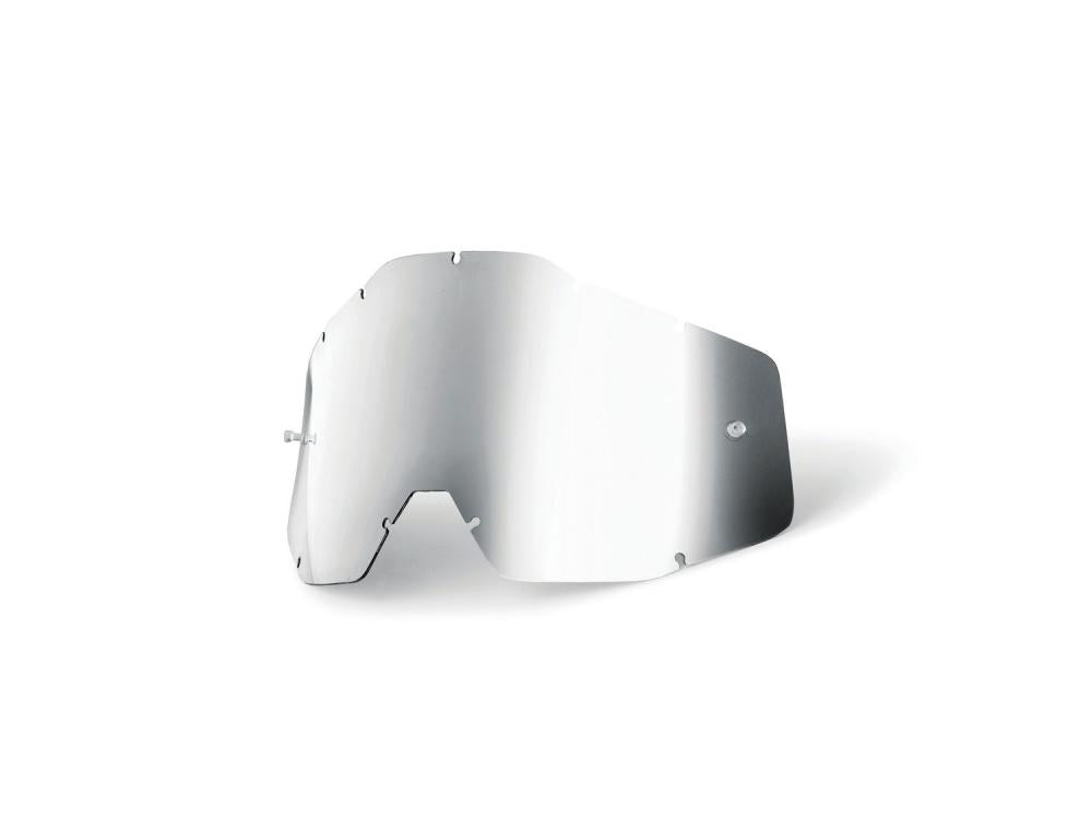 100% Gen 1 Replacement lens unis silver - verspiegelte Ersatzscheibe für MX/MTB-Brillen