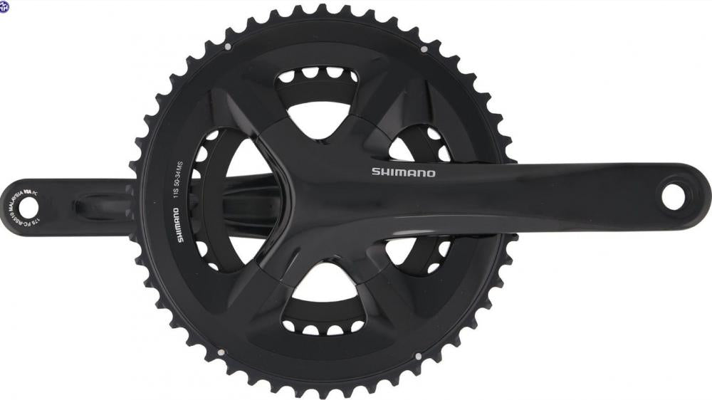 SHIMANO Kurbelgarnitur FC-RS510 11-fach Kurbelgarnitur - 11-fach, 175 mm, 46-36 Zähne, 36 Zähne