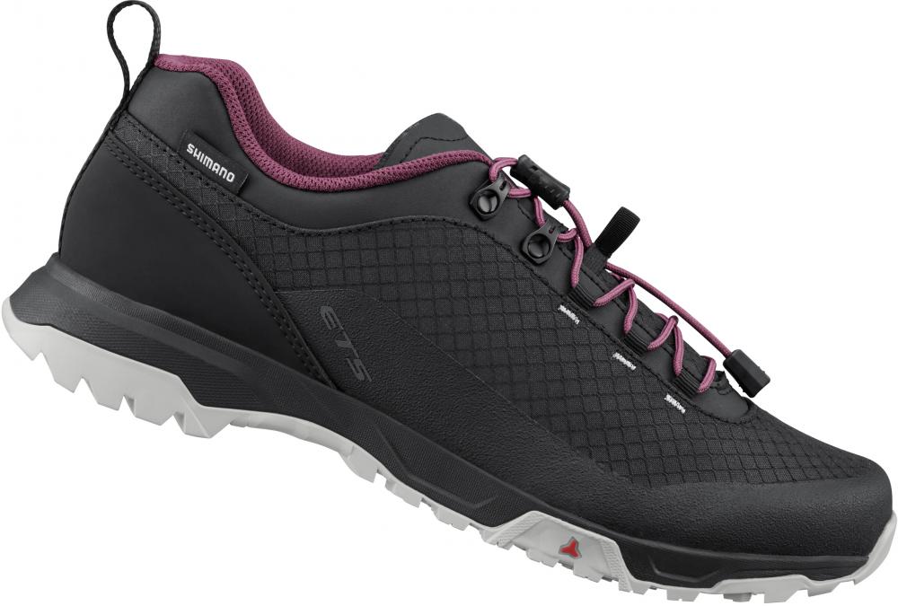 SHIMANO Fahrradschuhe ET501W Damen MTB Flatpedal Größe 39 Schwarz