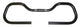 Ergotec Lenkerbügel Contest Comfort Alu, Ø 25,4mm, 570mm,schwarz/eloxiert,3°