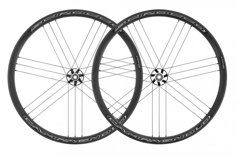 Campagnolo Scirocco DB 2WF Ready Laufradsatz für Fahrrad, schwarz.