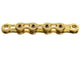 KMC K1SL Narrow Ti-N Singlespeed Kette 1/2 x 3/32 Zoll Gold - 320 g leichte Fahrradkette