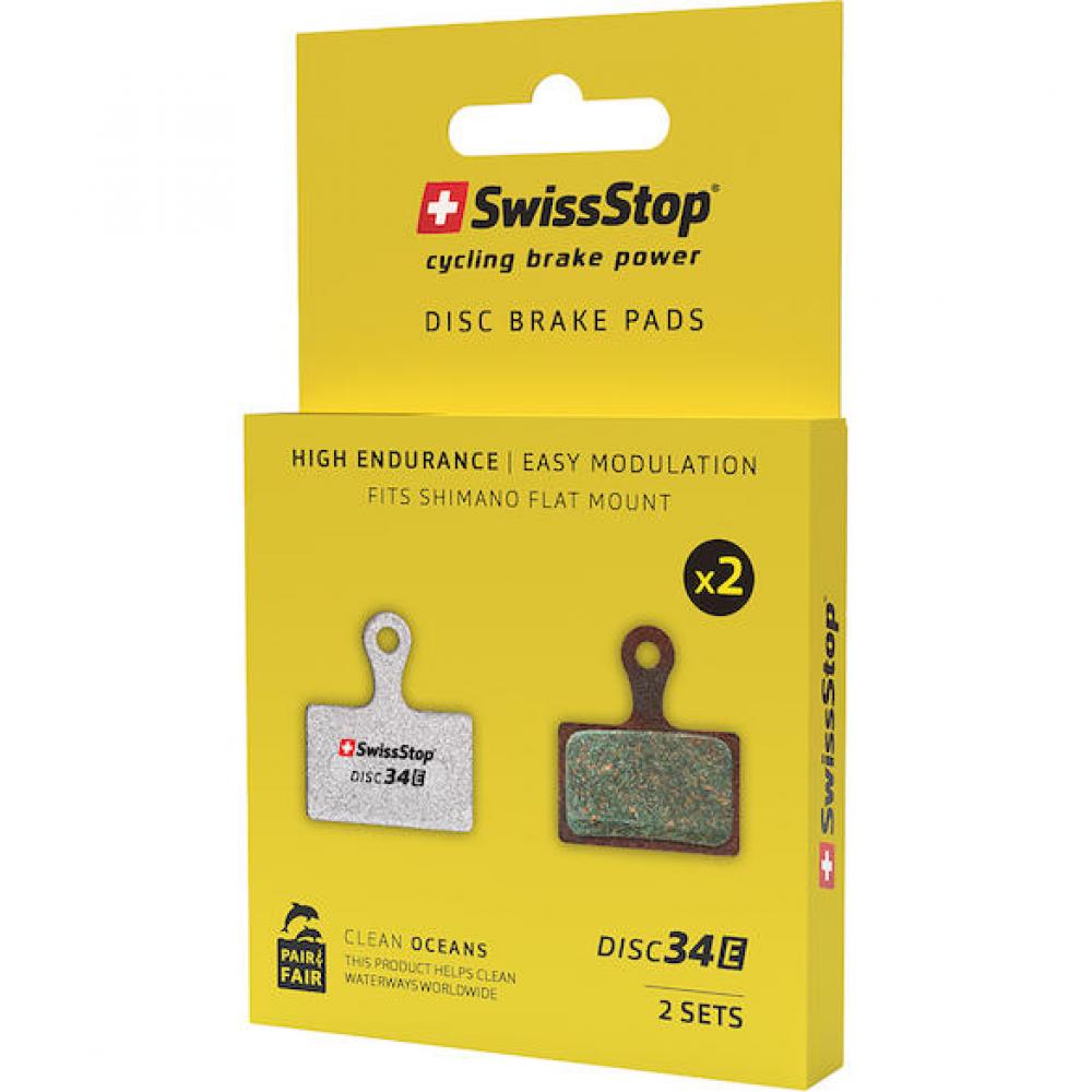 Bremsbeläge SwissStop Disc 34 E Bremsbeläge 34 - leistungsstarke E-Bike Scheibenbremsbeläge