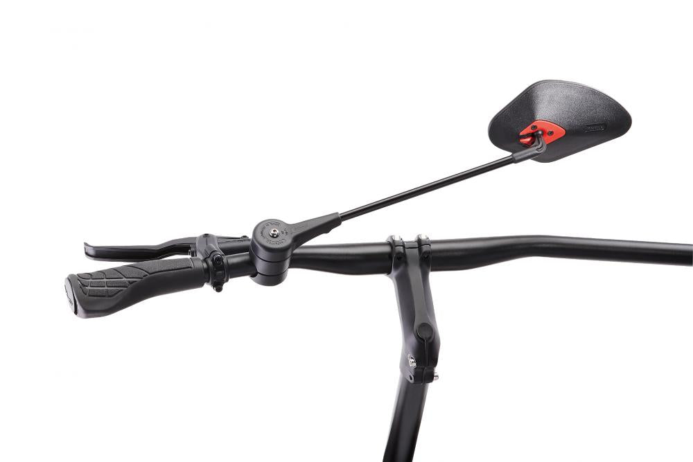 Krampe Fahrradspiegel KF Sport Typ D 20° links große Außenklemmung schwarz