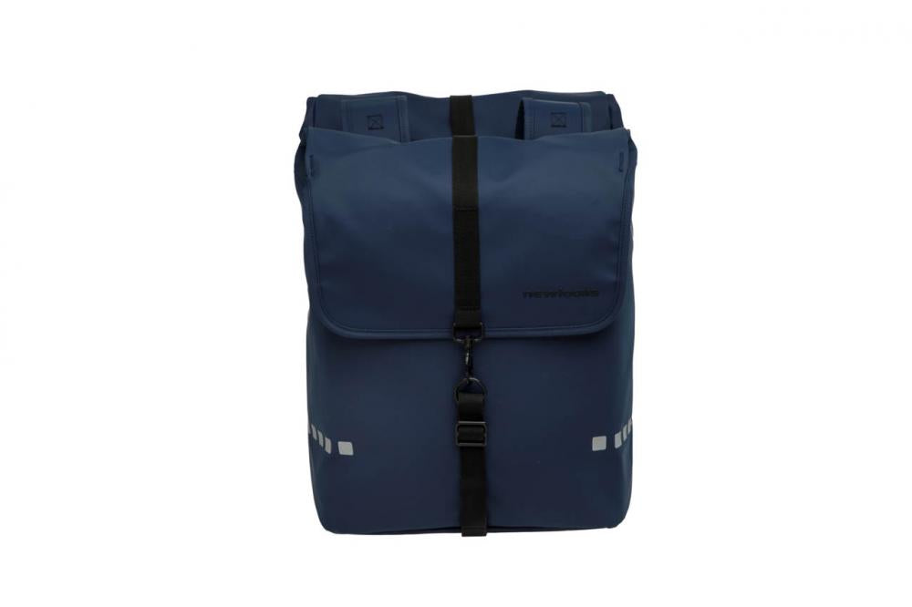 New Looxs Doppelpacktasche Odense Dark Blue 2x 18-20L Blue - geräumige Gepäckträgertasche