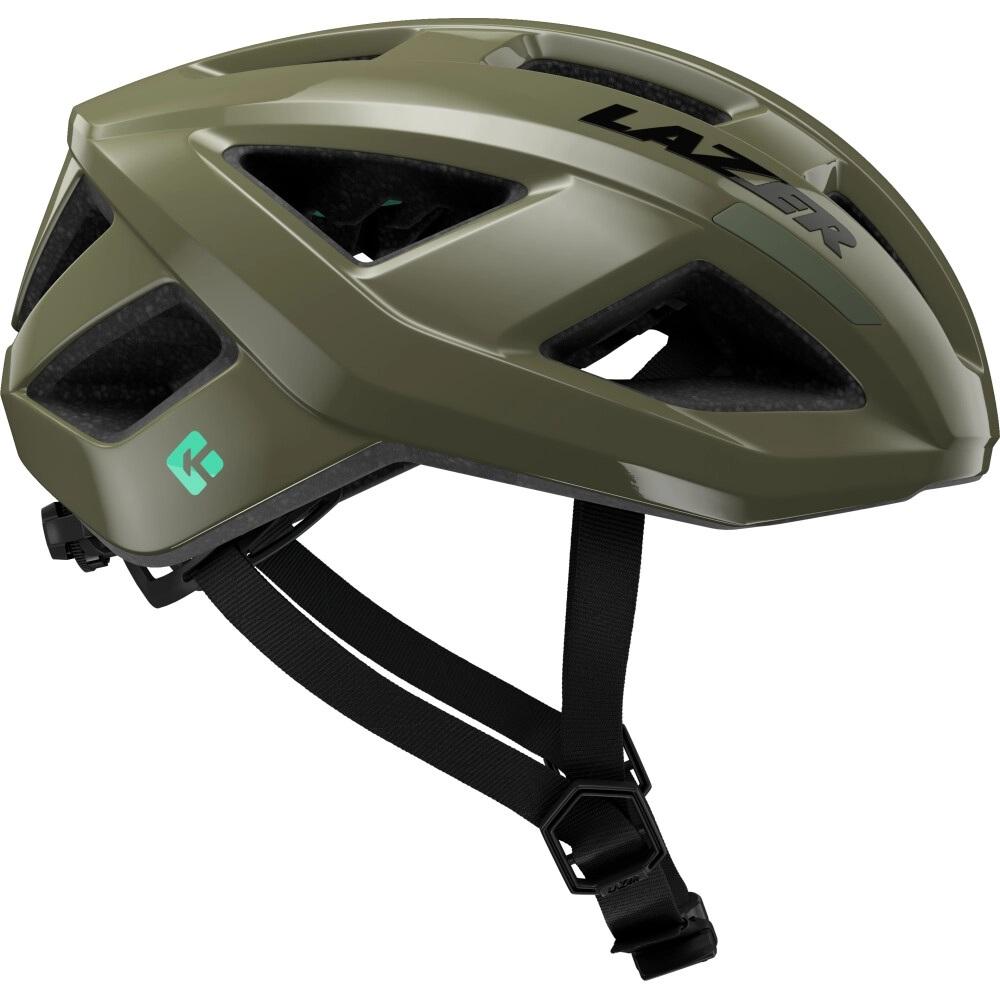 LAZER Helm Tonic KinetiCore Road Pine Grün S (52-56 cm) - leichter Allround-Rennradhelm