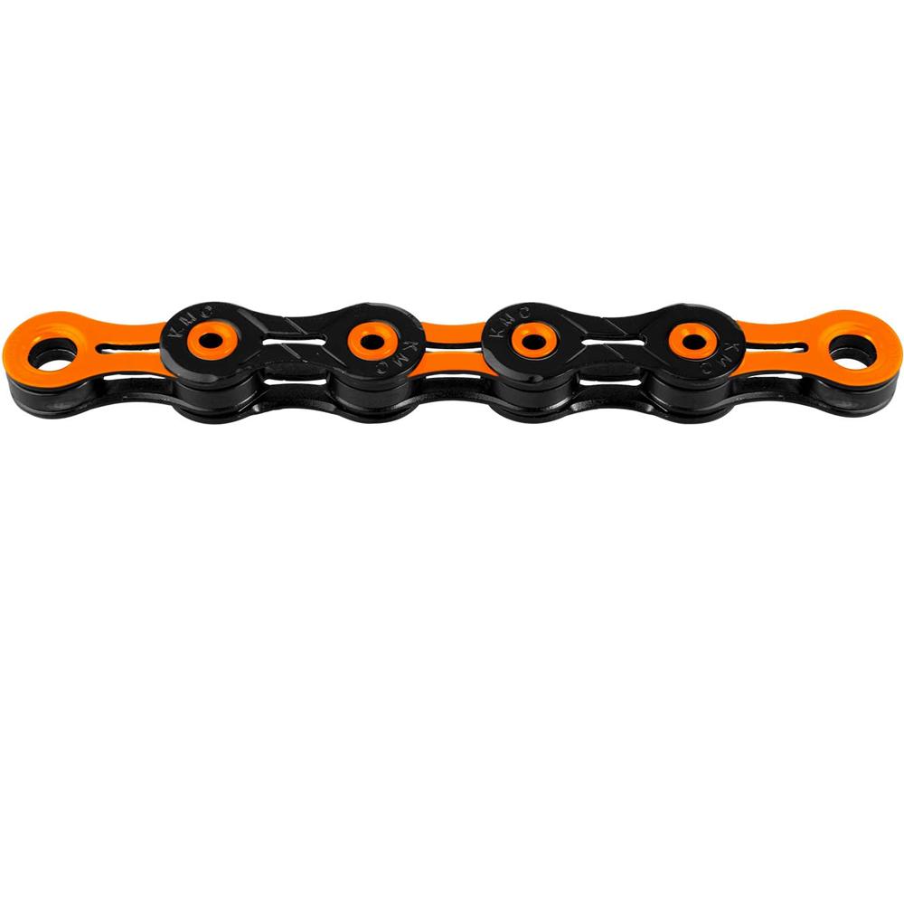 Kette X-11 Sl Dlc Super Light 118 Glieder Schwarz-orange New Triple X Durability Für 11-fach
