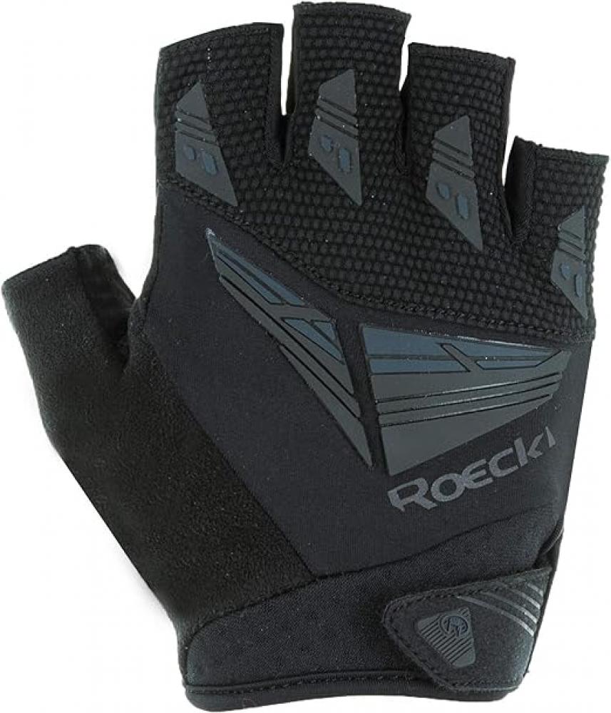 Roeckl Fahrradhandschuh Iron schwarz Größe 7 - ergonomisch, atmungsaktiv, schockabsorbierend