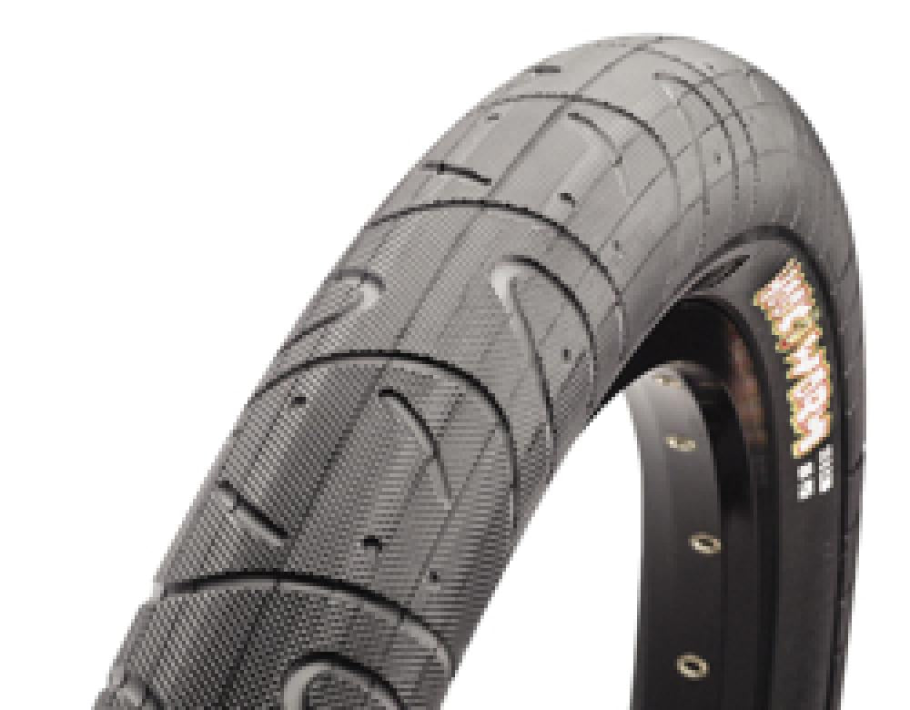 Maxxis HookWorm Drahtreifen 24x2.50" 61-507 schwarz MaxxPro, 60 TPI, Urban & BMX, robuster Allrounder mit durchgehendem Profil
