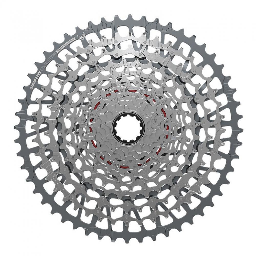 SRAM XS-1275 Kassette 12-fach Eagle Transmission 10-52T silber/grau - weiter Übersetzungsbereich