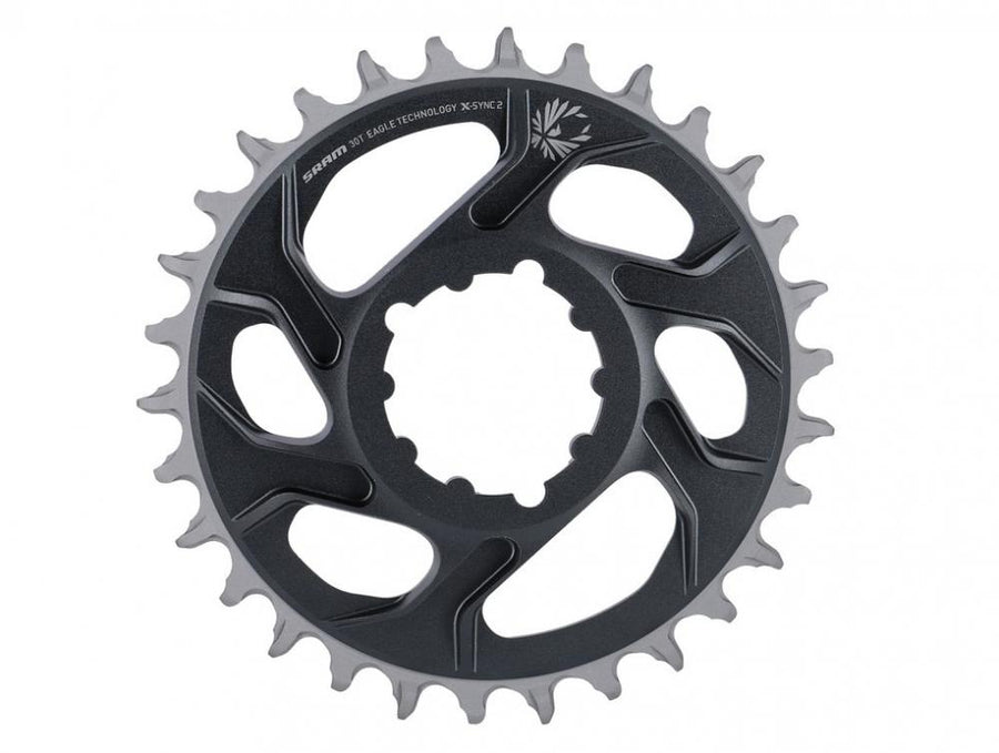 SRAM Kettenblatt X-Sync 2 Eagle 30T / 6 mm / lunargrau - 6 mm, grau