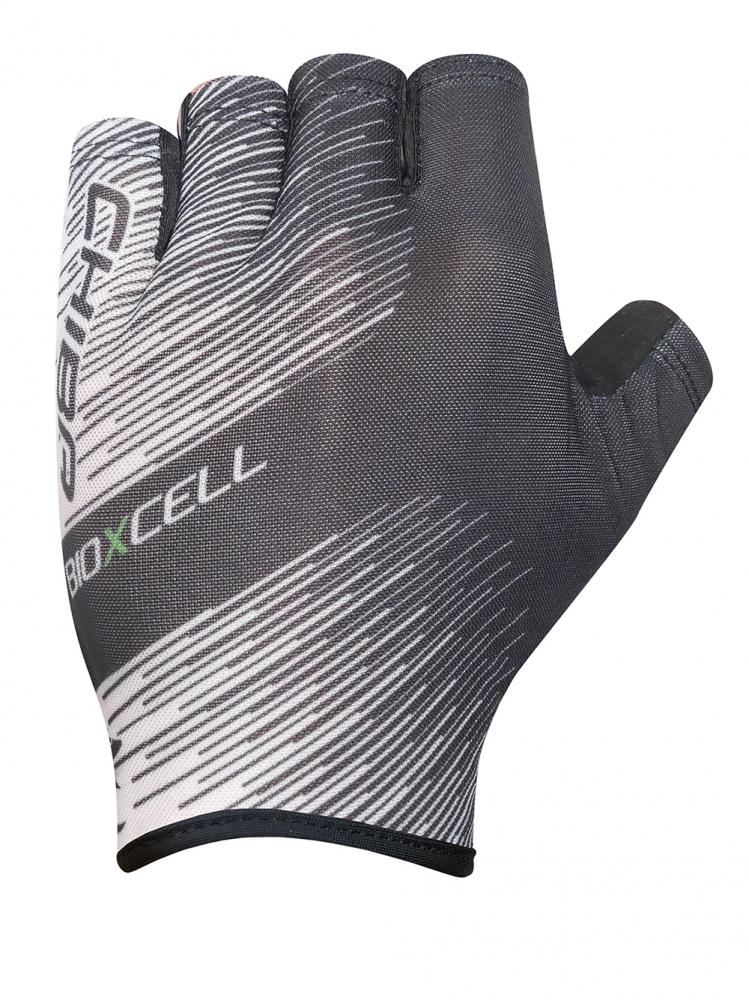 CHIBA BioXCell Tan Through - Radhandschuhe weiß/schwarz, Größe M, 67 g