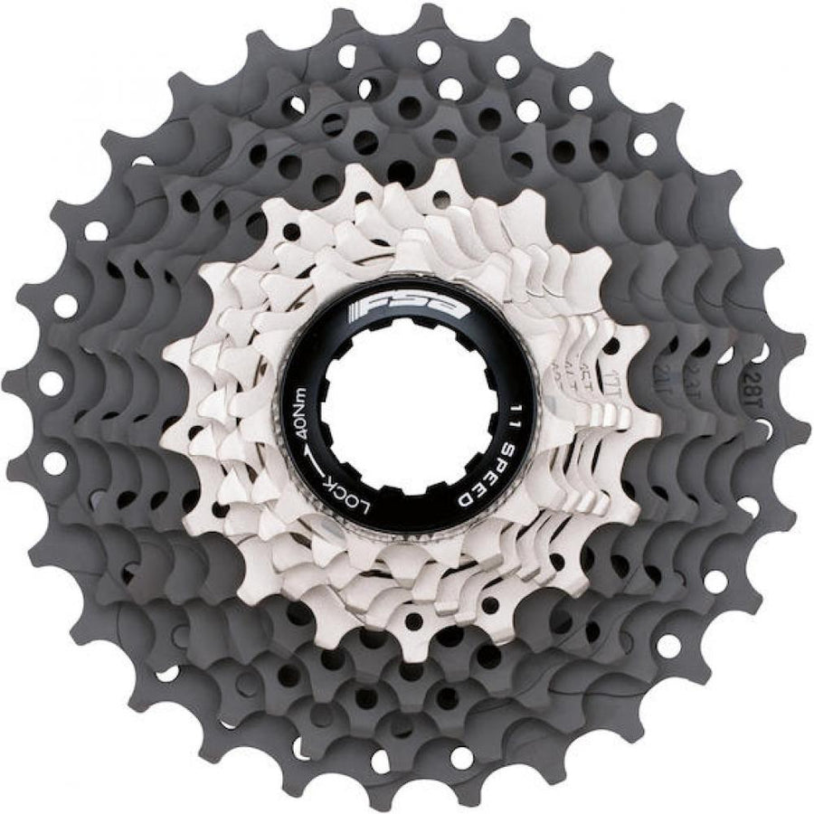 FSA Kassette K-Force WE 11-fach 11 - 25 Zähne Grau/silber - High-Performance Rennrad-Schaltpräzision