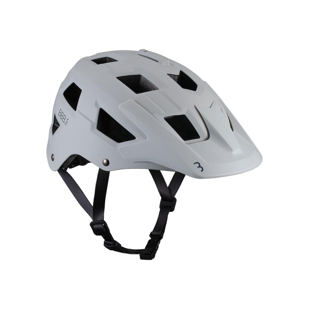 BBB Cycling BBB Helme Nanga L (58-61cm) matt grau - sicherer MTB-Helm mit starker Belüftung