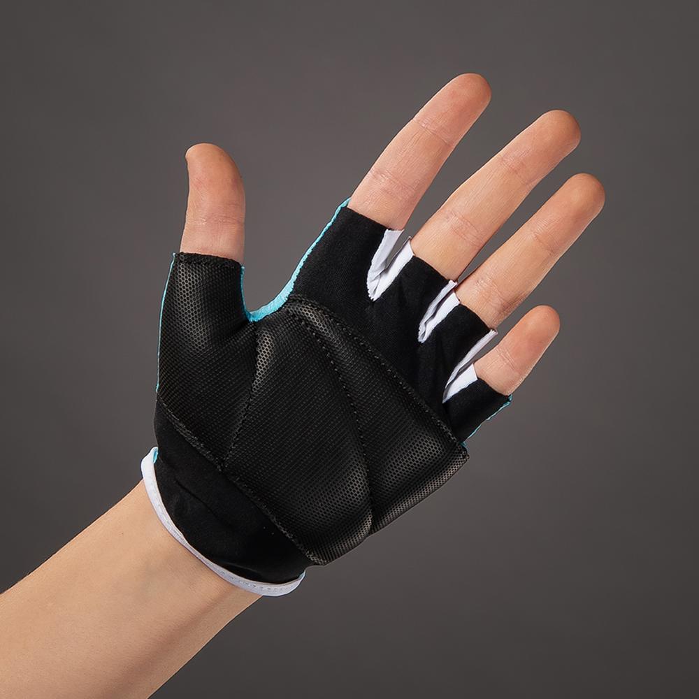 CHIBA Cool Kids - Kinder Fahrradhandschuhe L türkis, Griptec-Innenhand, waschbar