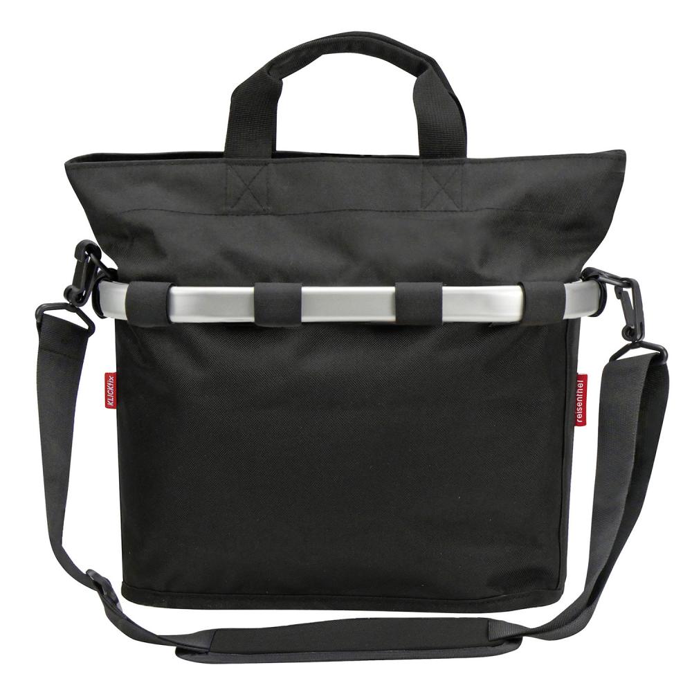 KLICKfix City-Tasche Bikebasket oval Reisenthel schwarz 17,5x31x34 cm