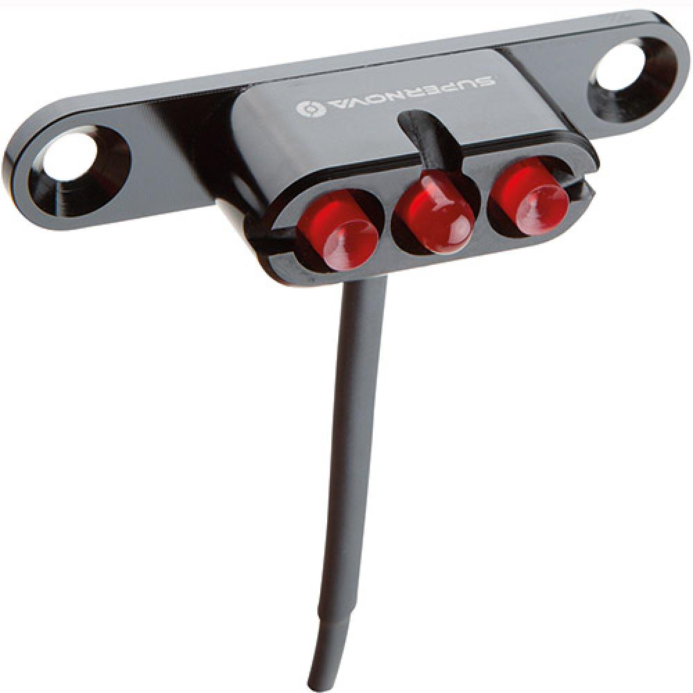 Supernova E3 Tail Light FR E-25 schwarz - helles, StVZO-konformes E-Bike-Rücklicht