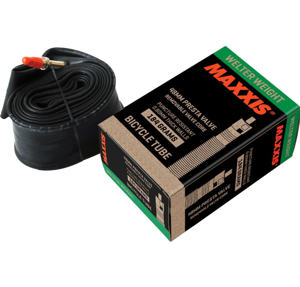 Maxxis WelterWeight 29x2.0-3.0\" AV 48mm Schlauch, Butyl, 0,8 mm stark, MTB, ETRTO 50/76-622