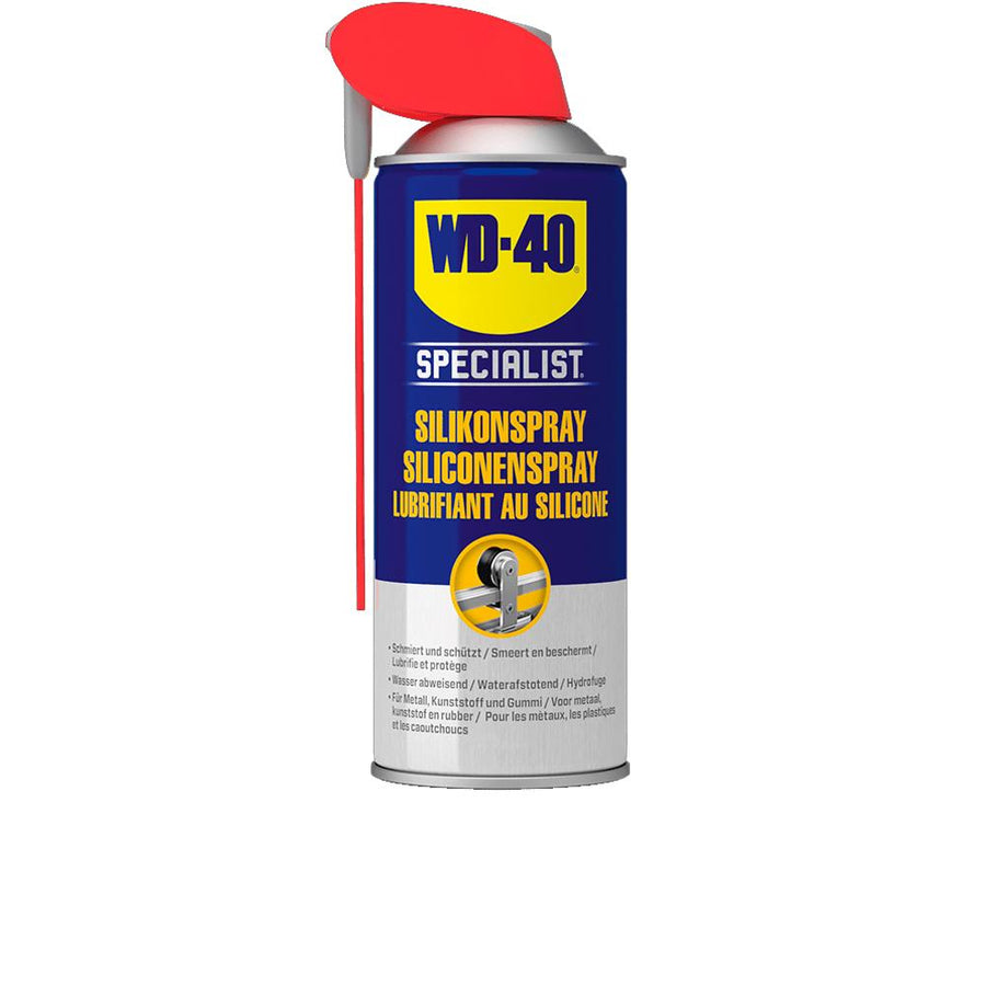 WD-40 Silikonspray 400 ml - Schmieren, Schützen und Pflegen vor Rost und Korrosion
