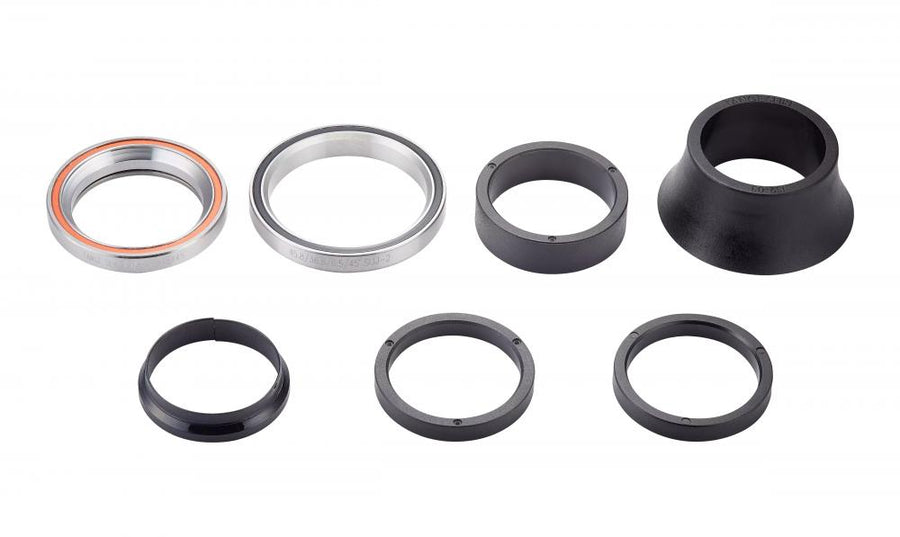 INTEGRATED Steuersatz HDS INTEGRATED - 1-1/8IN UPPER 45.8OD X 36.8ID X 6.5MM LOWER 45X45 DEG 46MM CONE COVER W/ SPACERS (IS248S-20P(46)) - Steuersatz-Kit