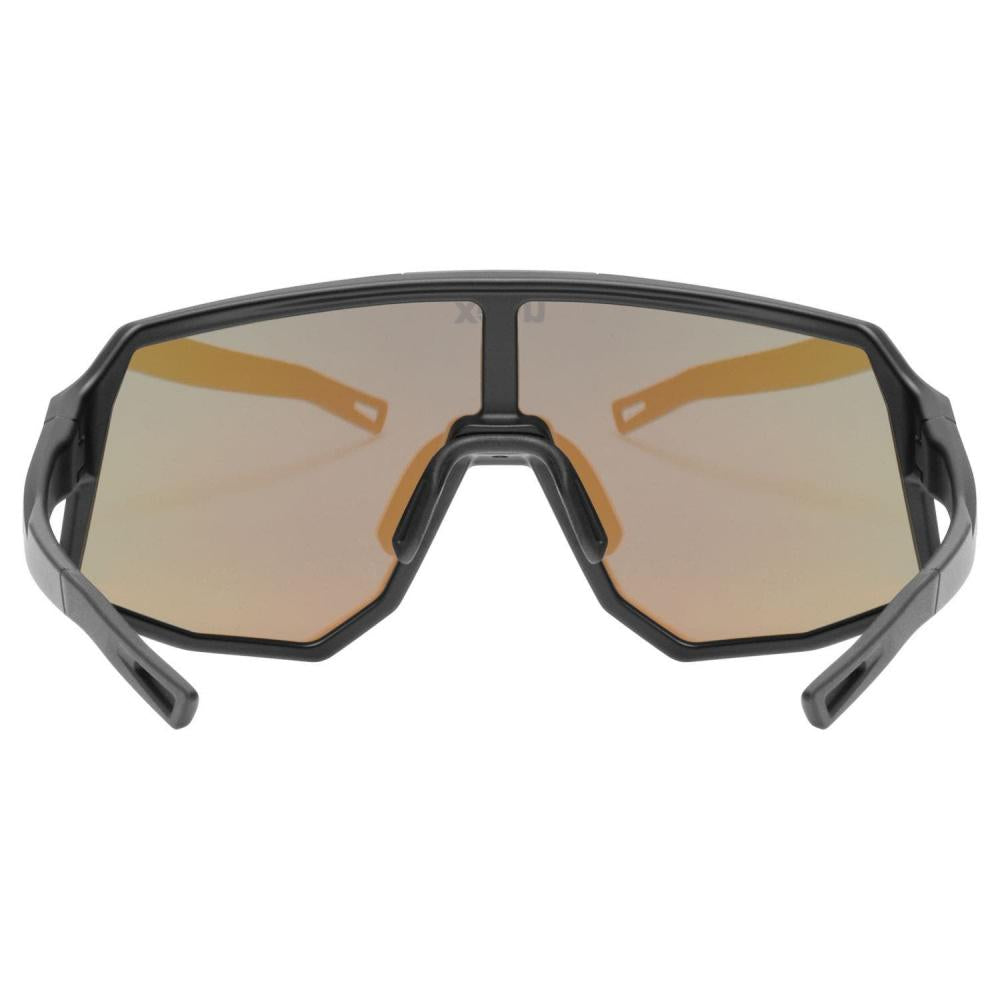 uvex Sequenze Black Matt - Mirror Blue Sportbrille, Einheitsgröße