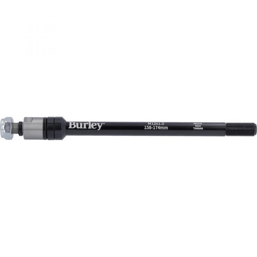 Steckachse Für Anhänger M12x1.0, 158-174 Mm Schwarz - Sichere Verbindung Für Fahrradanhänger