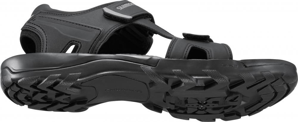 SHIMANO SD500 SPD Fahrradsandalen - Herren/Damen MTB, Größe 43, Schwarz