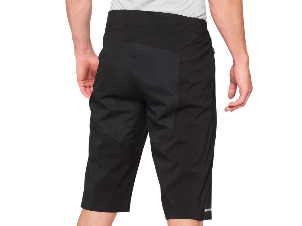 100% Hydromatic Short (SP21) 36" black - wasserdichte MTB-Shorts für maximale Performance