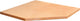 VAR Holz-Arbeitsplatte MO-52284 für Eckschrank 865 x 865 x 40 mm - robuste Buchenplatte