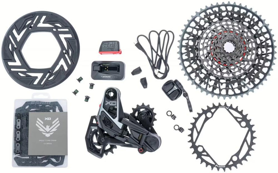 SRAM Kit XO AXS Eagle Transmission ohne Kurbelarme E-MTB 104 mm - High-End Schaltperformance
