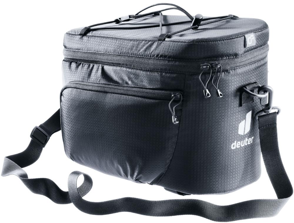 DEUTER Rack Bag 10 - Fahrradgepäckträgertasche 10L mit Klettverschluss in Schwarz