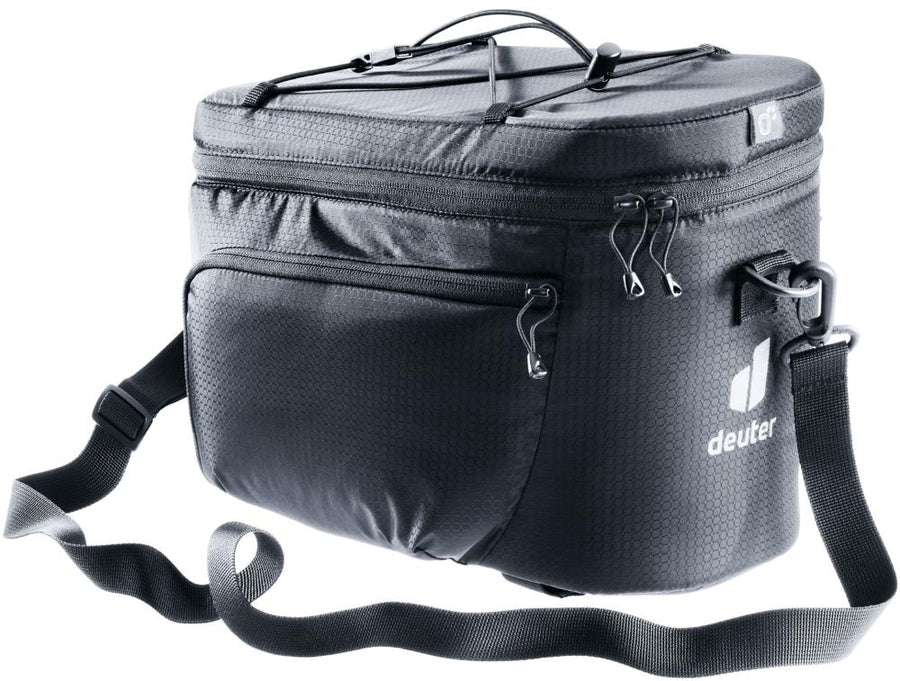 DEUTER Rack Bag 10 - Fahrradgepäckträgertasche 10L mit Klettverschluss in Schwarz