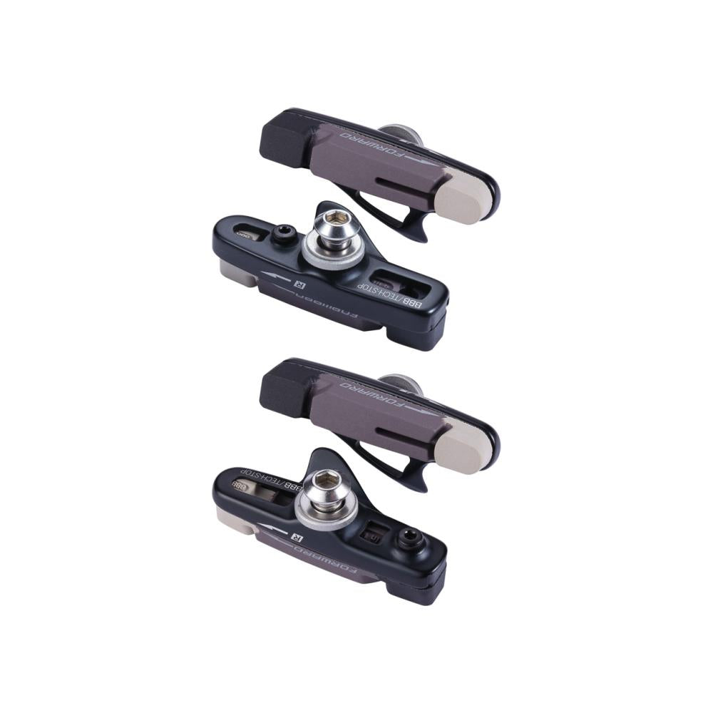 BBB Cycling Bremsschuhe TechStop Cartridge drei Farben - starke Bremsleistung bei jedem Wetter