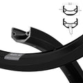 Ryde Felge ANDRA 40 25-622 Disc schwarz, mit Querschnitt & technischen Zeichnungen.
