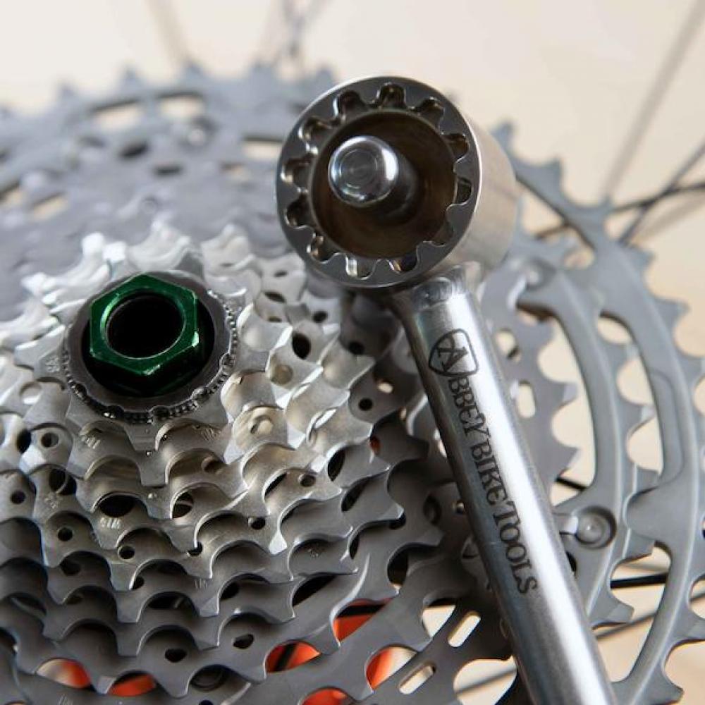 Abbey Tools Kassettenabzieher 9 Tooth Crombie 254 x 34 mm Silber - Profi-Tool für Shimano 9-Zahn-Lockrings