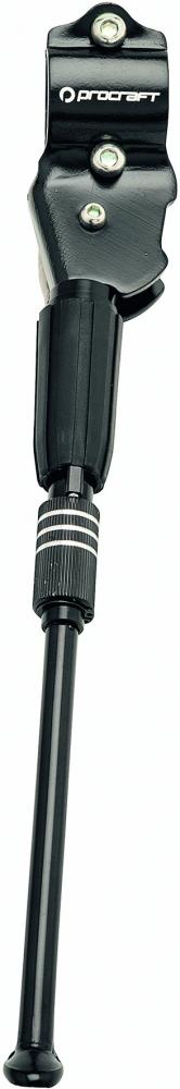 Procraft Hinterbauständer Kick 26-28 Zoll schwarz - Parkstütze mit einfacher Montage