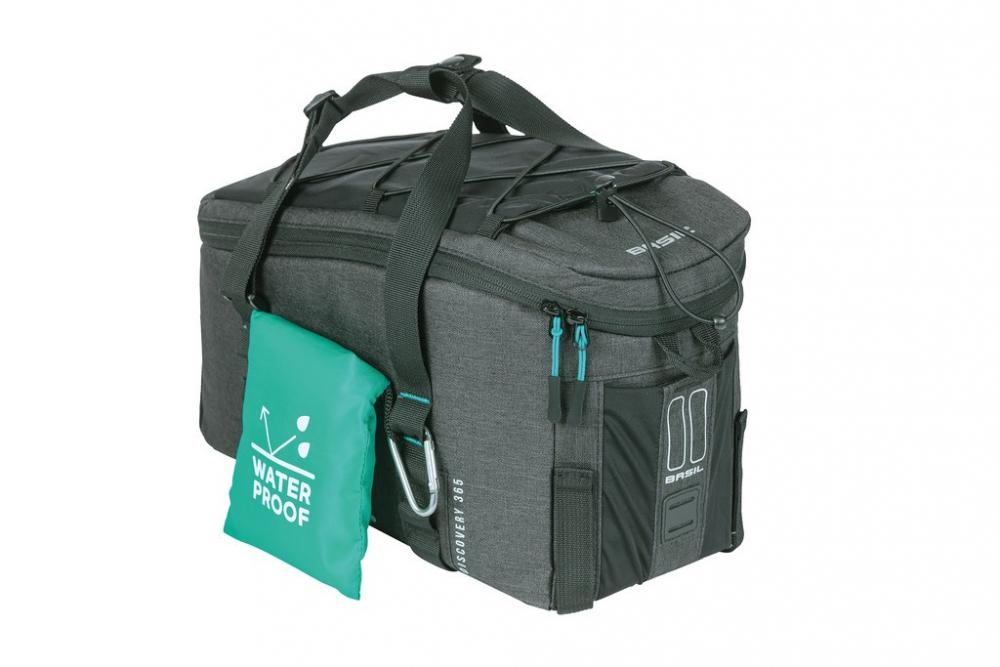 Gepäckträgertasche Discovery 365d Trunkbag M Schwarz Größe 36x16x20 Cm 9l