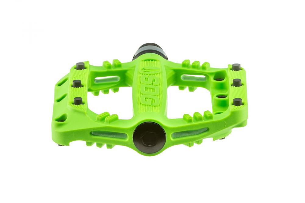SDG Slater Jr. Pedal 90x90mm neon grün