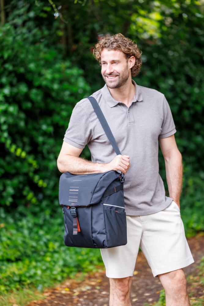 New Looxs Radtasche Vigo Single Black Green 18L Black - sportliche Einzeltasche für Alltag & Tour