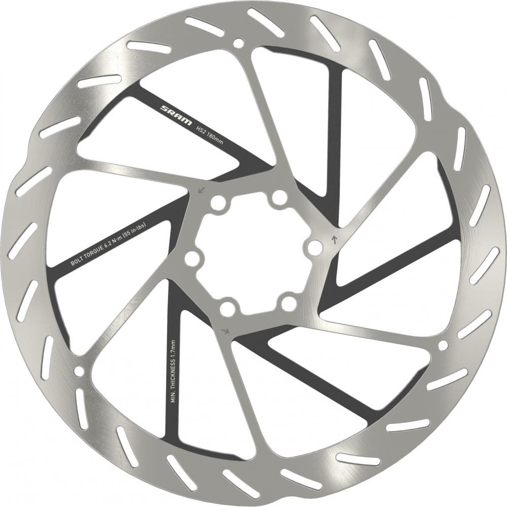 SRAM Bremsscheibe HS2 6-Loch / 180 mm - 180 mm