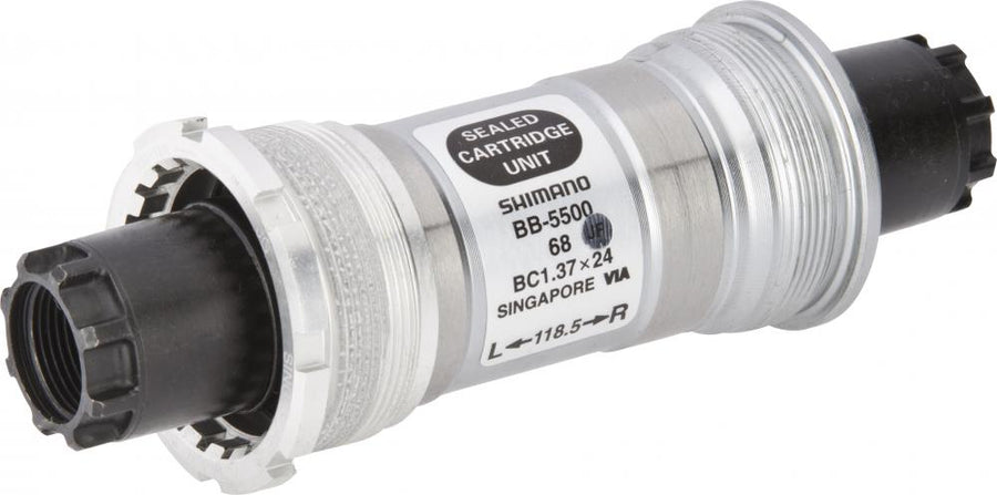 SHIMANO 105 Innenlager 68/118.5mm BSA, abgedichtete Kartuscheneinheit.