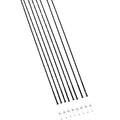 DT Swiss Speichenkit für CRC 1100 SPLINE 38 mm Tubular Disc schwarz - präziser Laufradersatz
