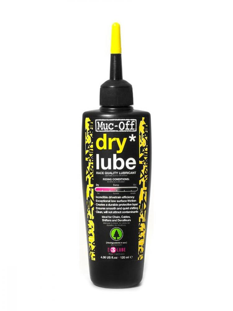 Muc-Off Dry Lube 120ml - Wachsbasiertes Kettenschmiermittel für trockene Bedingungen