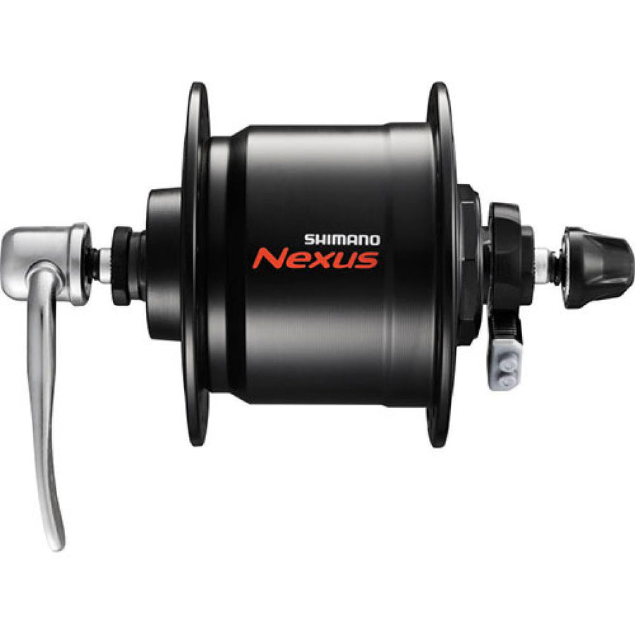 SHIMANO Nabendynamo NEXUS DH-C3000-3N Nabendynamo - 3000-3, Schwarz 32 Loch